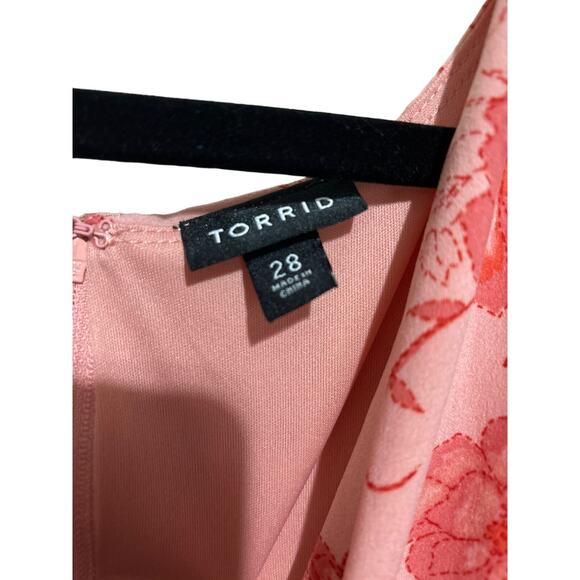 Torrid Georgette Wrap Dress 28 4XL - Picture 3 of 4